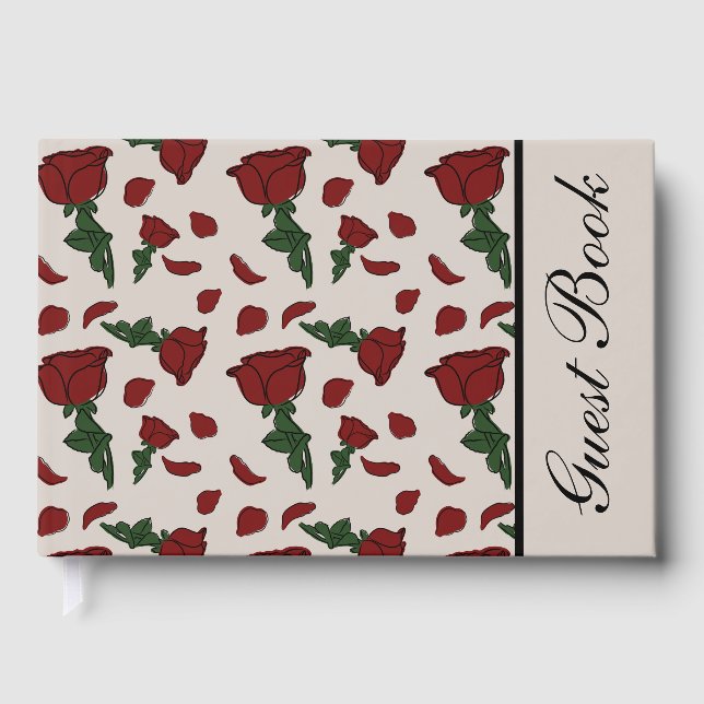 Rose guest book (Front)