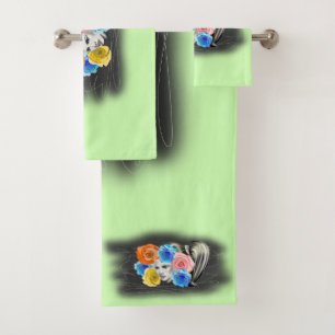 Rose Hair Woman Bath Towel Set