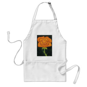 "Rose Heart #2" Floral Apron