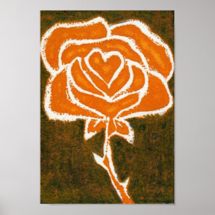 Rose Heart Art Print
