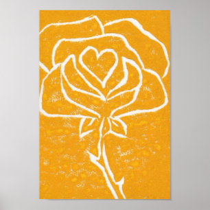 Rose Heart Art Print