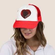 Rose Heart XOXO Trucker Hat