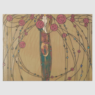 Rose House by Margaret MacDonald MacKintosh Tissue Paper