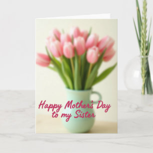 Rose Hue Mothers Day Scene Card