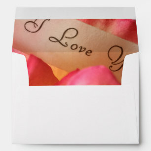 Rose I love you Envelope