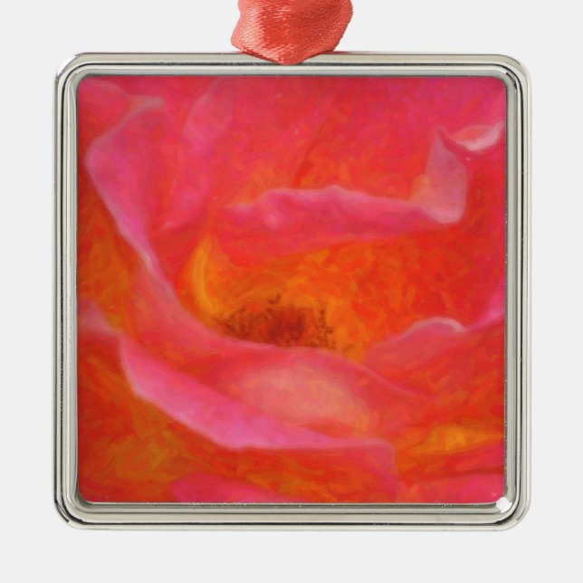 Rose Impressions Holiday Ornaments (Front)