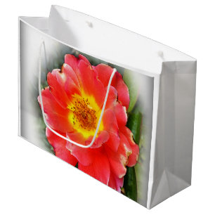 Rose in autumn large gift bag