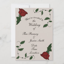 Rose invite