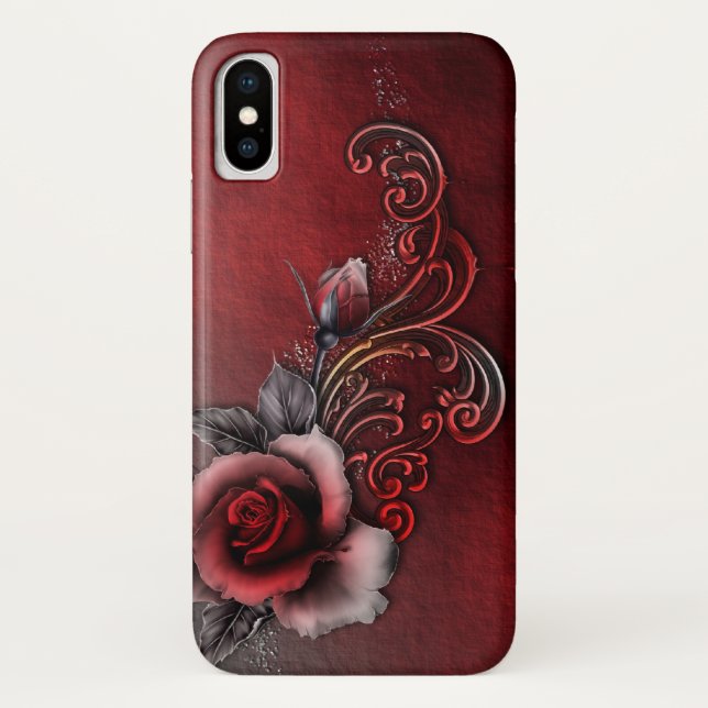 Rose -  iPhone X Case (Back)