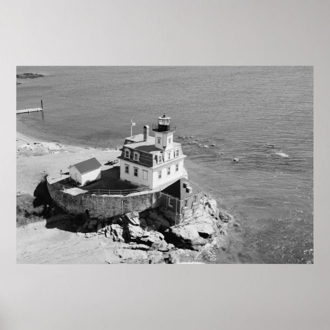 Rose Island Lighthouse Poster (Front)