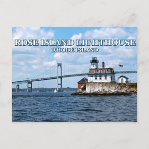 Rose Island Lighthouse, Rhode Island Postcard