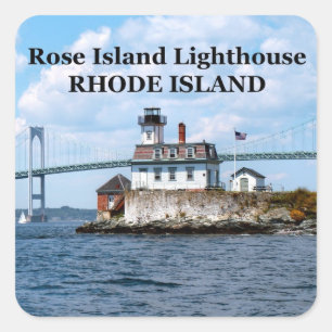 Rose Island Lighthouse, Rhode Island Stickers