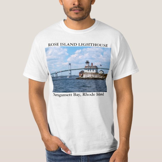 Rose Island Lighthouse, Rhode Island T-Shirt (Front)