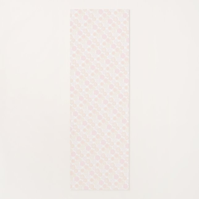 Rose Ivory Yoga Mat (Front)
