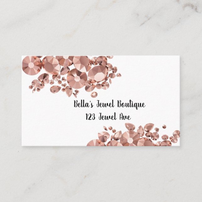 Rose jewels business card (Front)