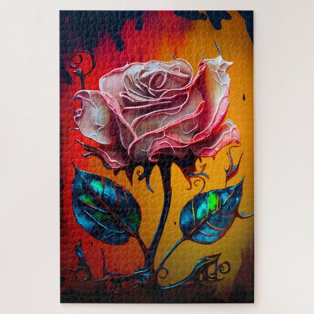 Rose Jigsaw Puzzle (Vertical)