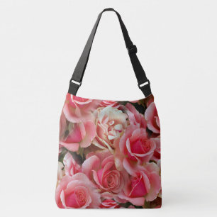 Rose Juxtapose Pretty Floral Elegant Pattern Crossbody Bag