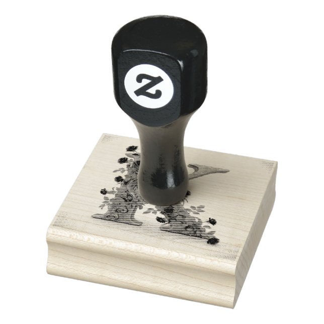Rose "K" Rubber Stamp (Stamp)