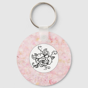 Rose Key Ring