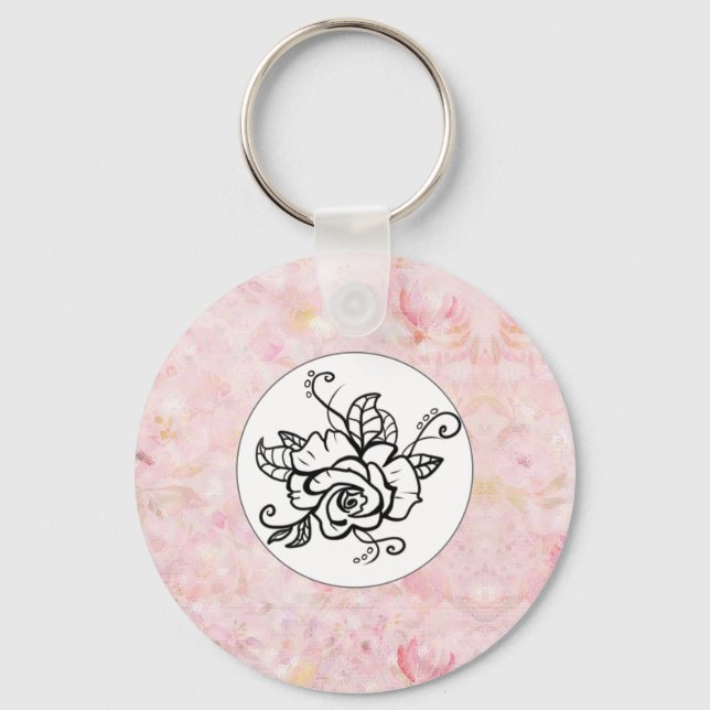 Rose Key Ring (Front)
