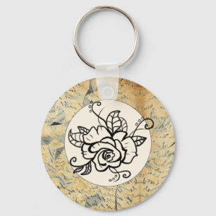 Rose Key Ring