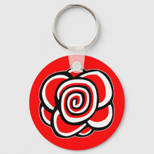 Rose Key Ring