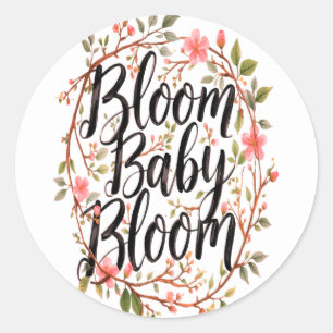 Rose & Ladybug Floral Sticker Set