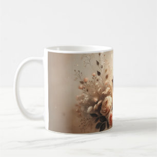 Rose Lantern Glow Bouquet Coffee Mug
