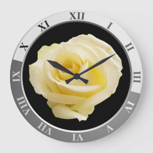 Rose Large Clock