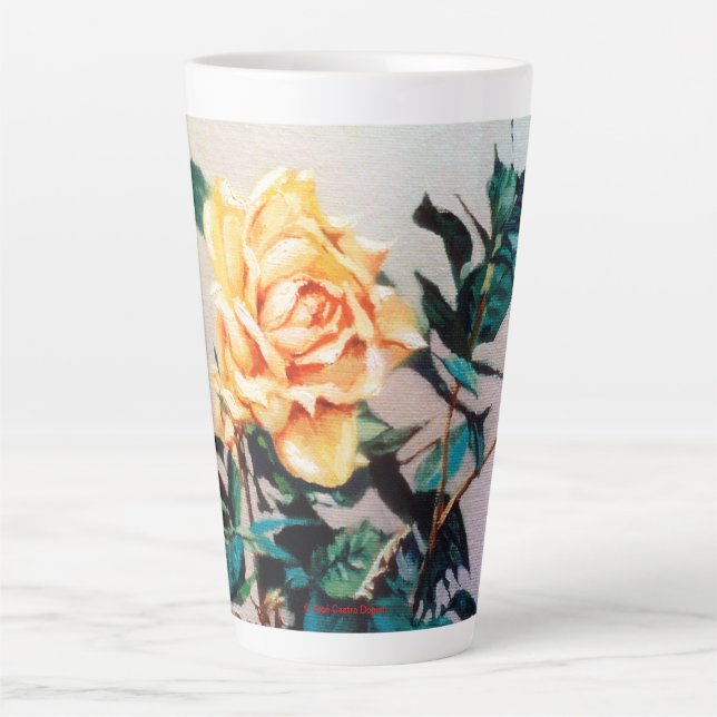 Rose Latte Mug (Front)