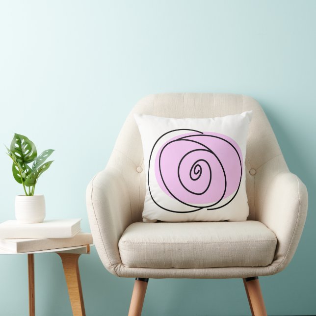 Rose Lilac single front multi back square Cushion (Chair)
