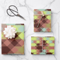 rose, lime, yellow and coffee bean geometric