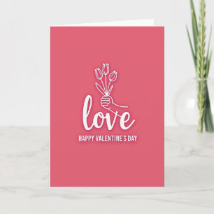 Rose Love Minimalist Card