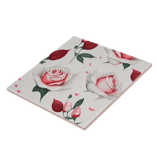 Rose Love Popular Vintage Collection Tile (Side)