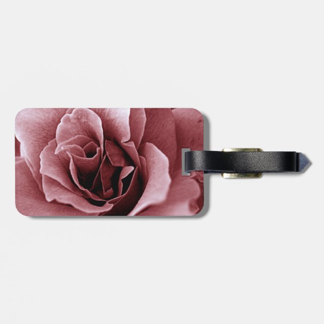 Rose Luggage Tag (Back Horizontal)