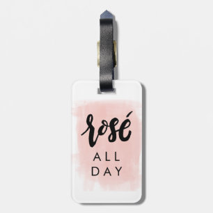 Rosé Luggage Tag