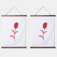 Rose Madder, Lava Red, floral Design