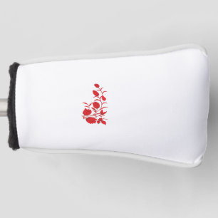 Rose Madder, Thunderbird floral design Golf Head Cover