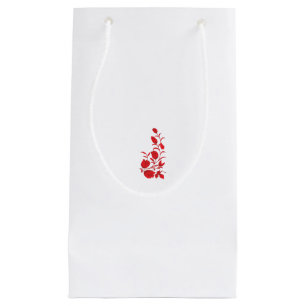 Rose Madder, Thunderbird floral design Small Gift Bag