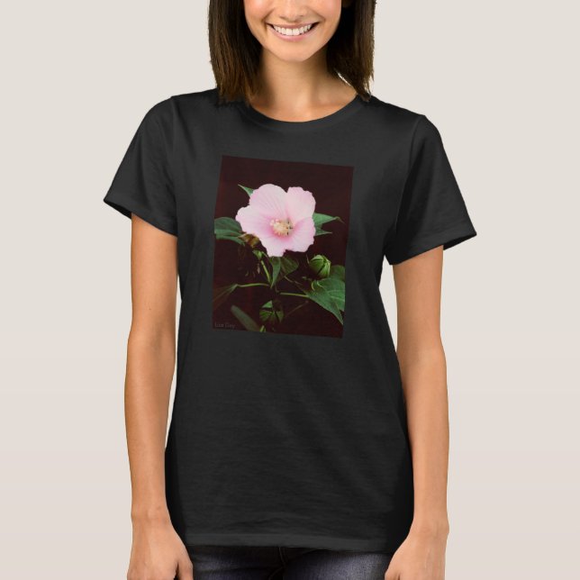 Rose Mallow Ladies' Long-Sleeve T-shirt (Front)