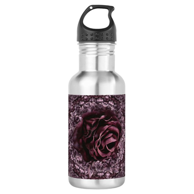 Rose Mandala  532 Ml Water Bottle (Front)