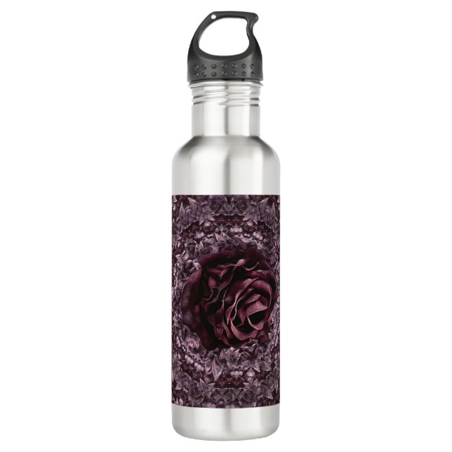 Rose Mandala  710 Ml Water Bottle (Front)