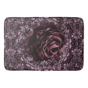 Rose Mandala  Bath Mat