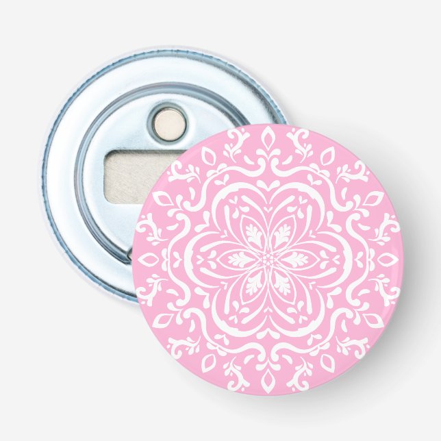 Rose Mandala Bottle Opener (Front)