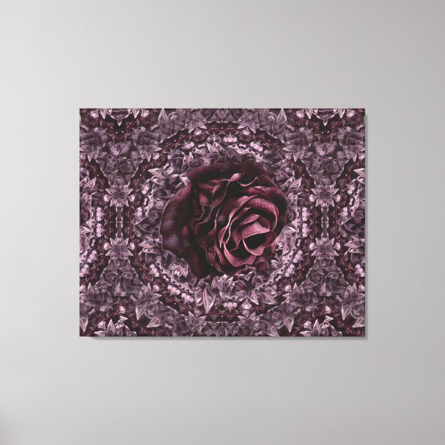 Rose Mandala  Canvas Print (Front)