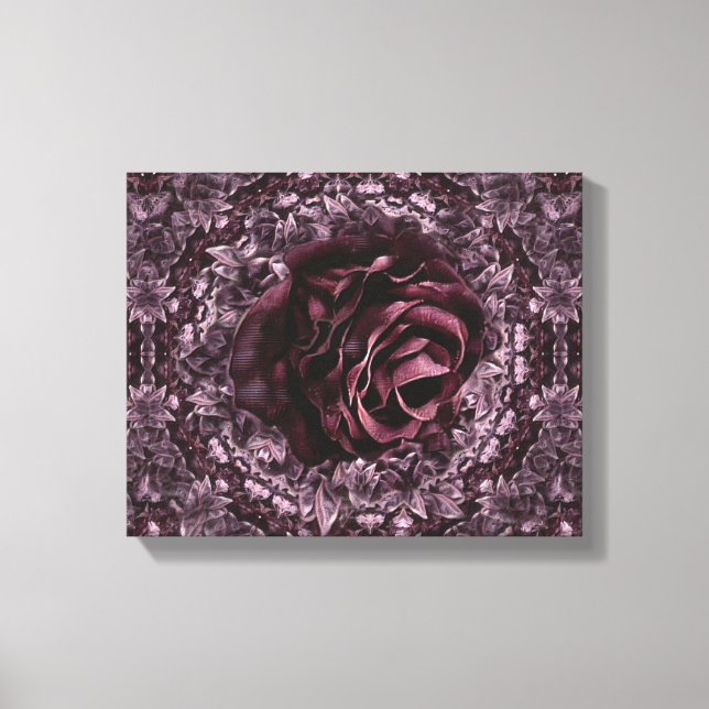 Rose Mandala  Canvas Print (Front)