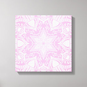 Rose Mandala Canvas Print