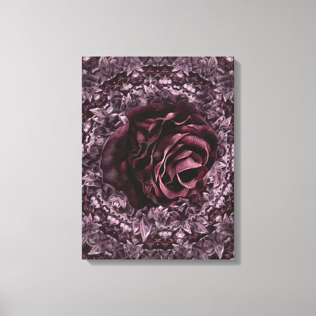 Rose Mandala  Canvas Print (Front)