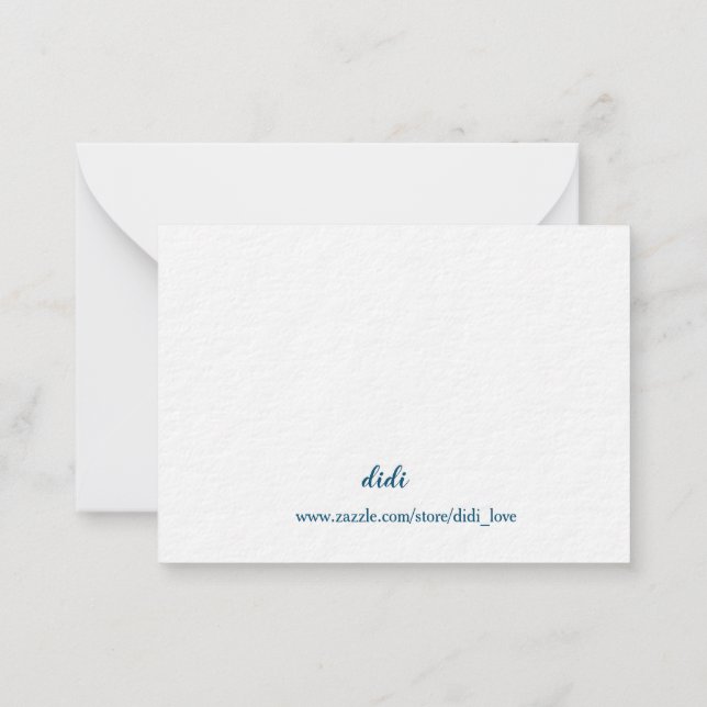 Rose Mandala Card (Back)