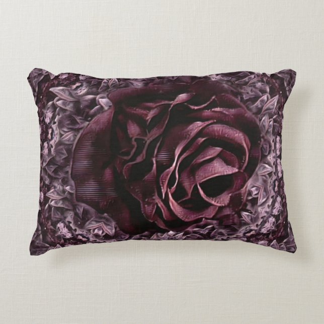 Rose Mandala  Decorative Cushion (Front)